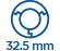 szigetelés 32,5 mm