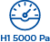 túlnyomás 5000 Pa-ig
